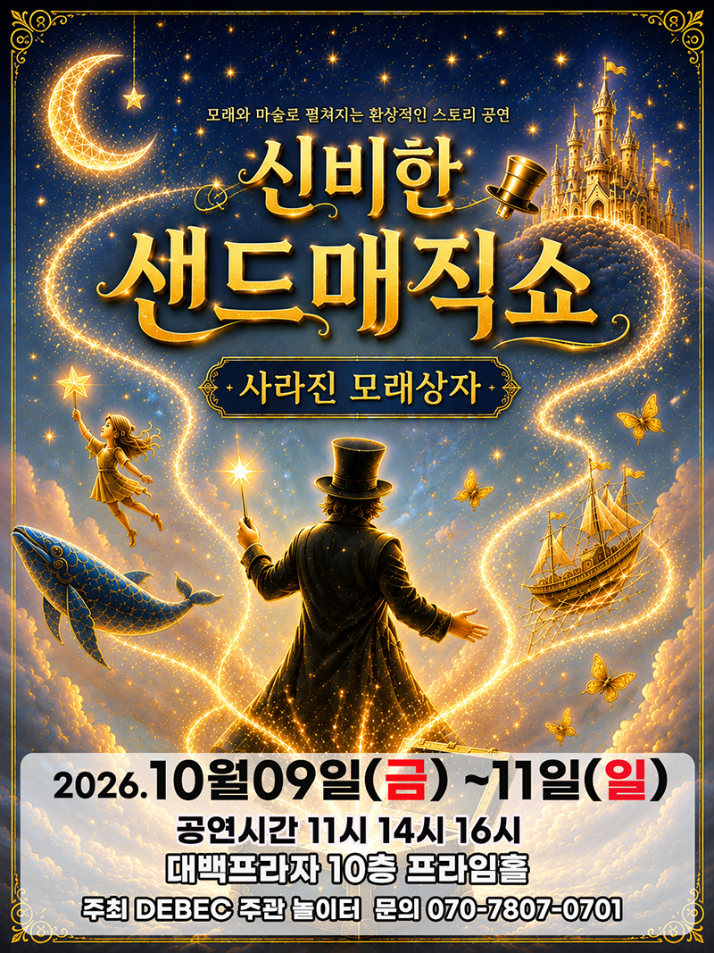 신비한 샌드 매직쇼 - 사라진 모래상자